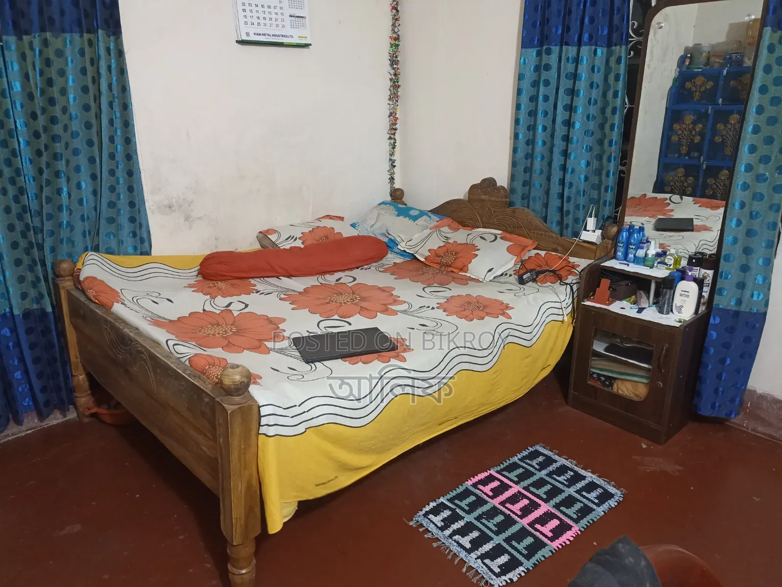 খাট জাজিম ও ড্রেসিং টেবিল বিক্রি
