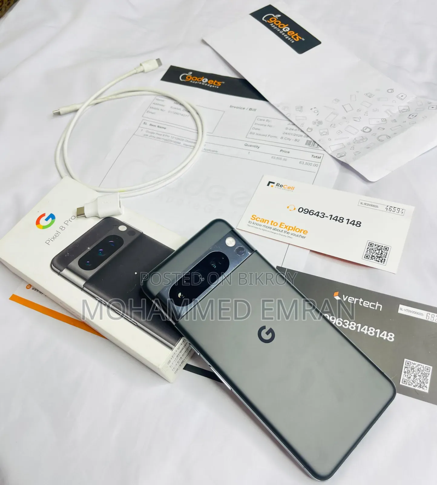 Google Pixel 8 Pro 128 GB Black