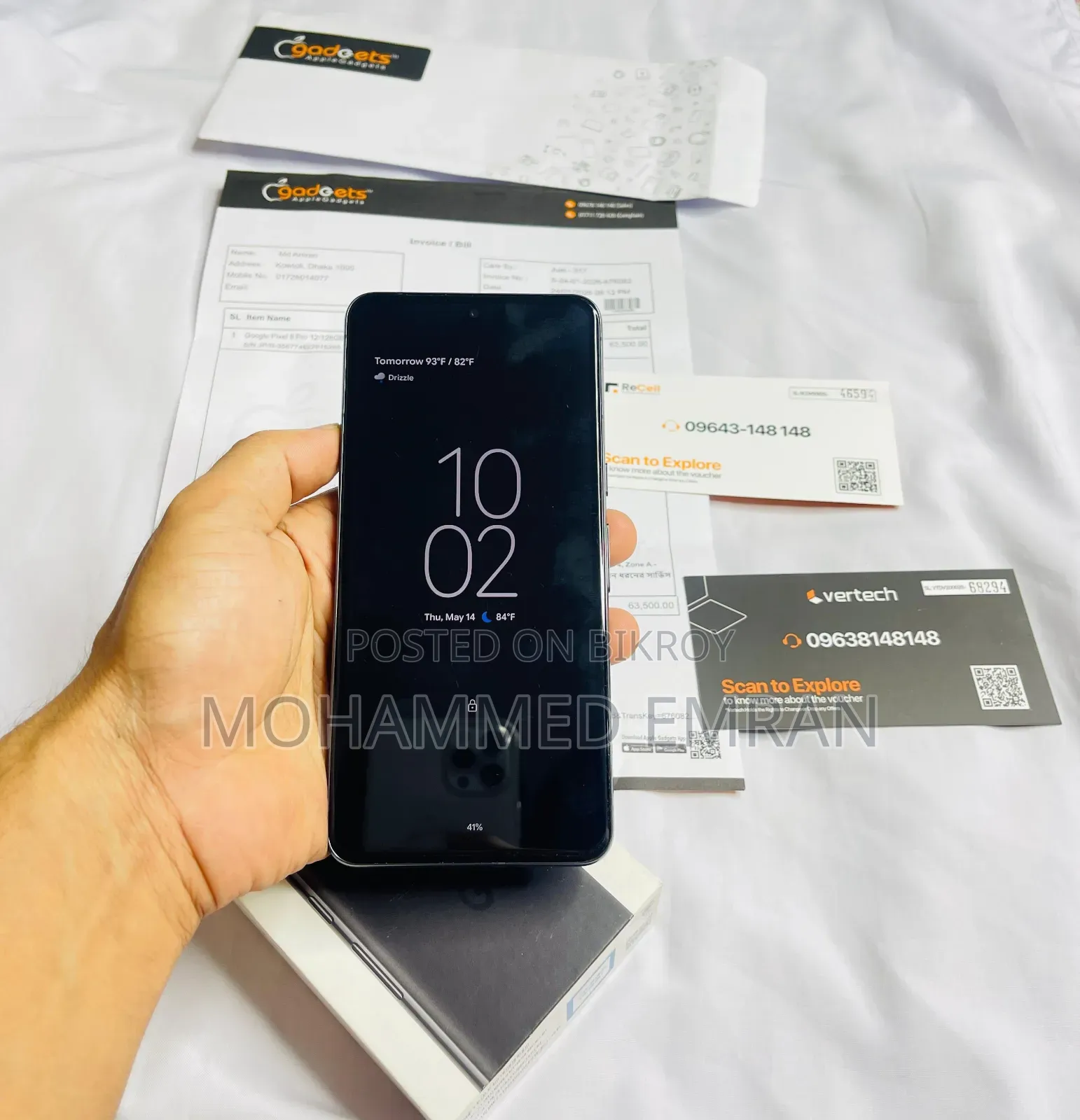 Google Pixel 8 Pro 128 GB Black