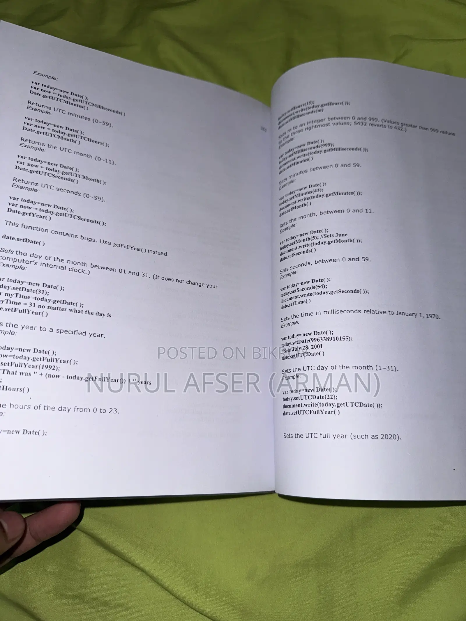 Java Script Book For Sale