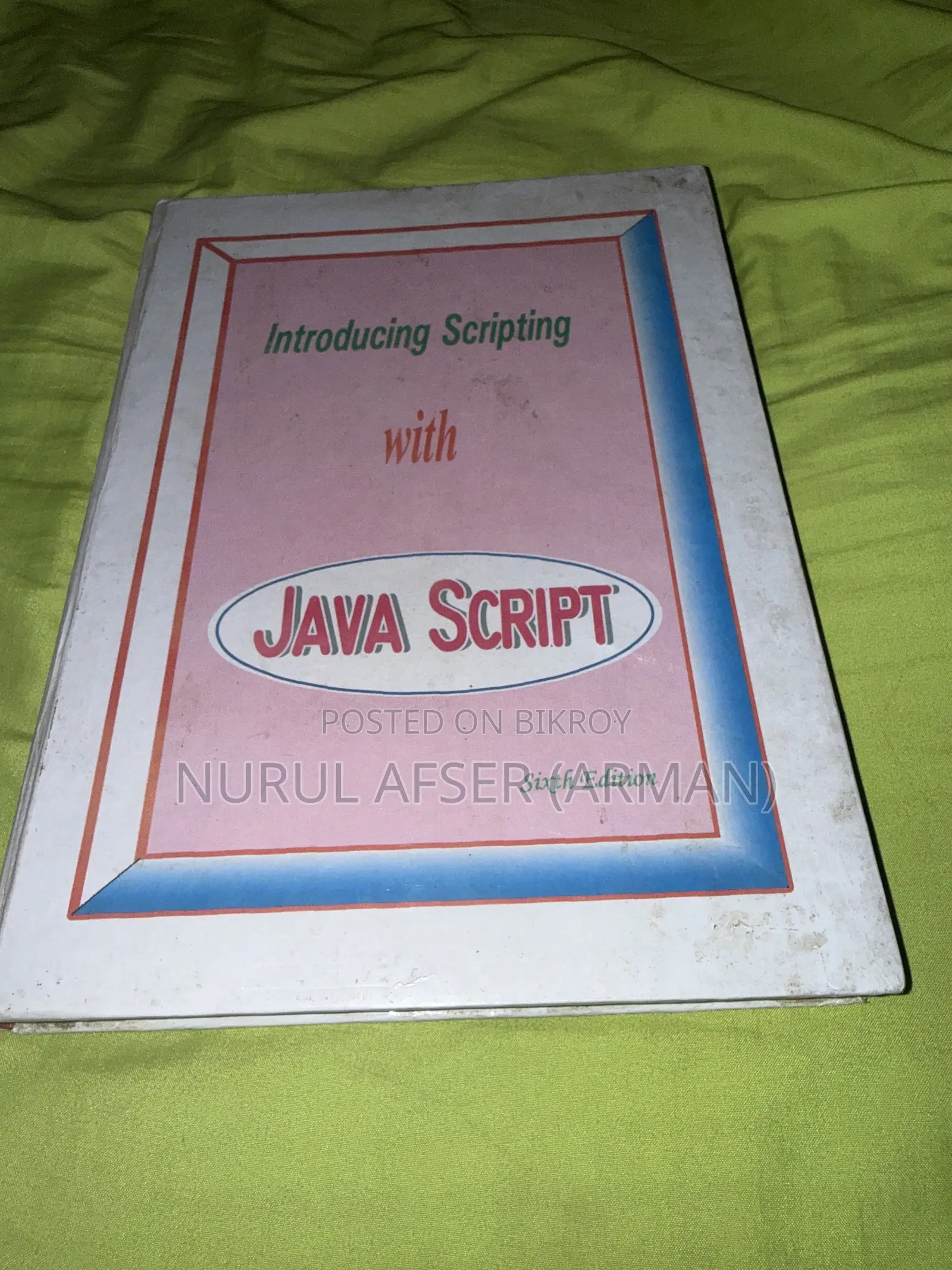 Java Script Book For Sale