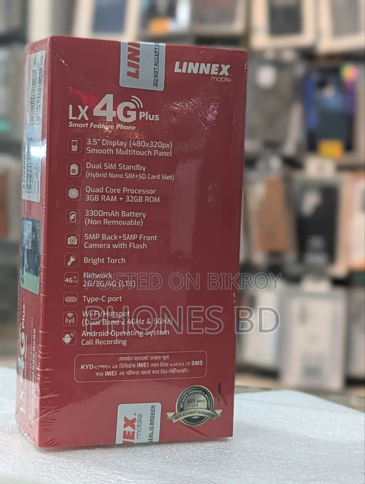New LINNEX LX 4G Plus 32 GB