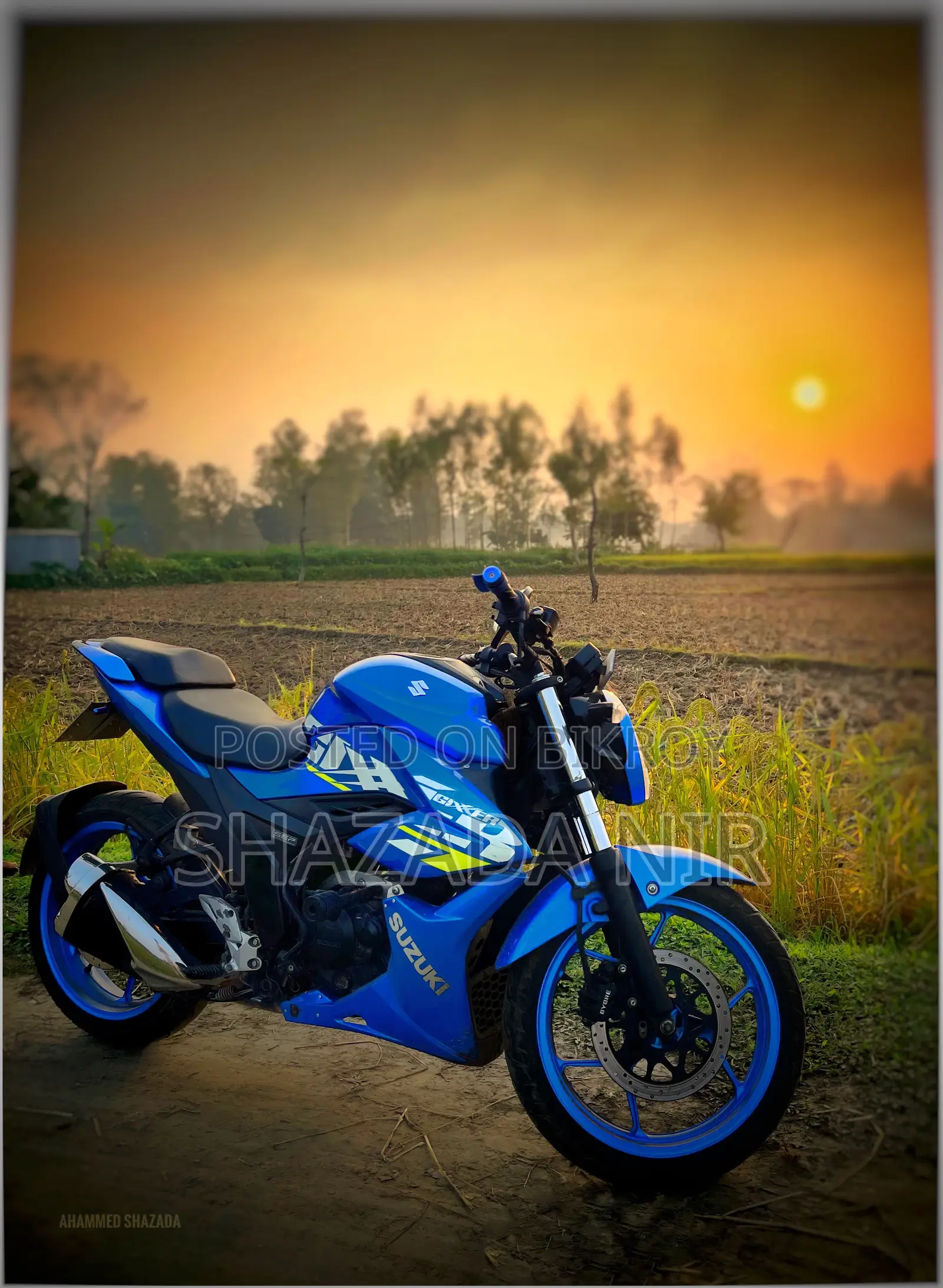 Suzuki Gixxer Monotone 2021 Blue