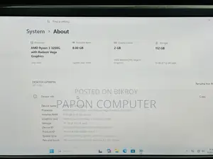 Desktop Computer 8GB AMD Ryzen 3 SSD 128GB