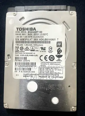 Toshiba 1TB Hard Disk