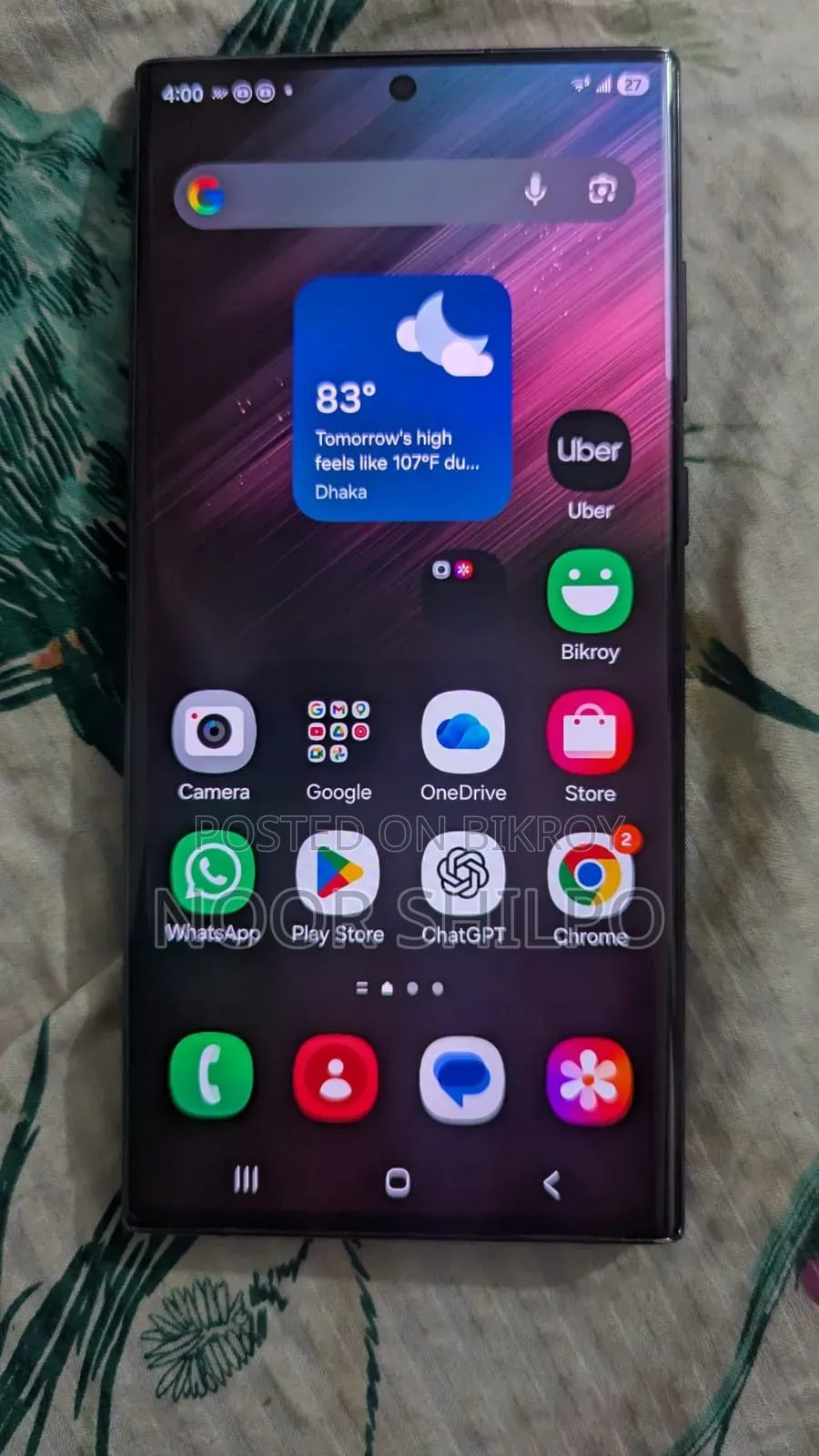 Samsung Galaxy S22 Ultra 128 GB Black