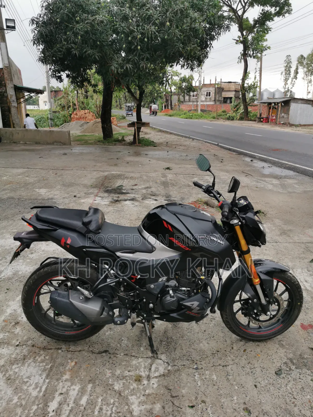 Hero Xtreme 160R 4V 2025 Black