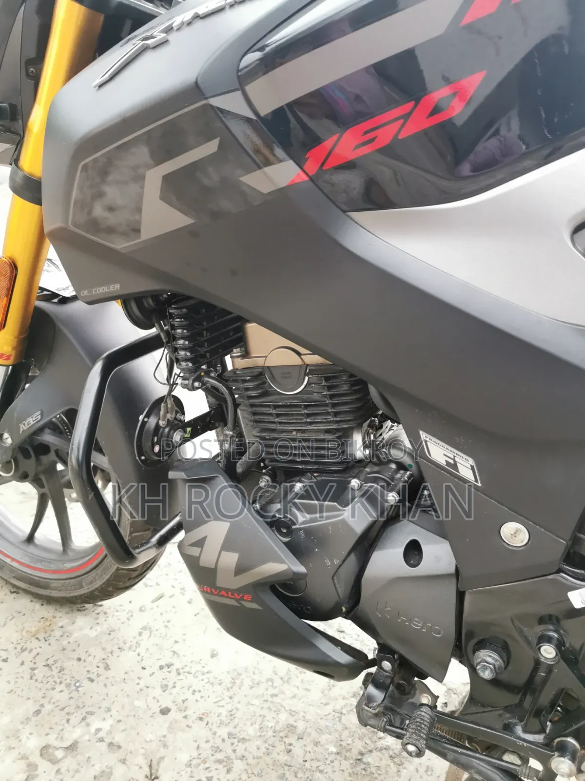 Hero Xtreme 160R 4V 2025 Black