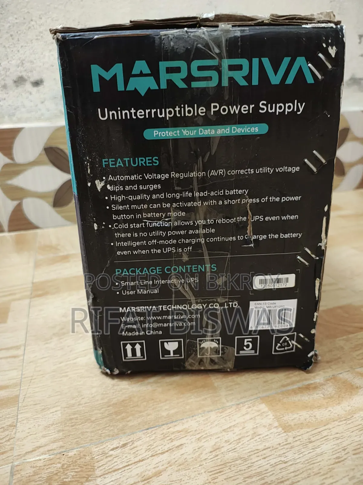 Marsriva Mr-uf1250 1250va Smart Line Interactive Ups