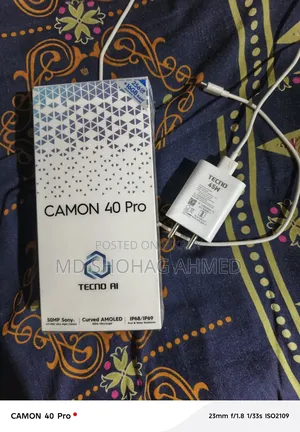 Tecno Camon 40 Pro 5G 256 GB Black