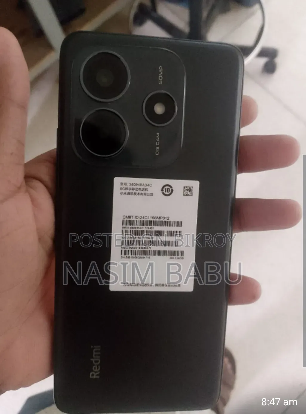 New Xiaomi Redmi Note 14 5G 256 GB Black