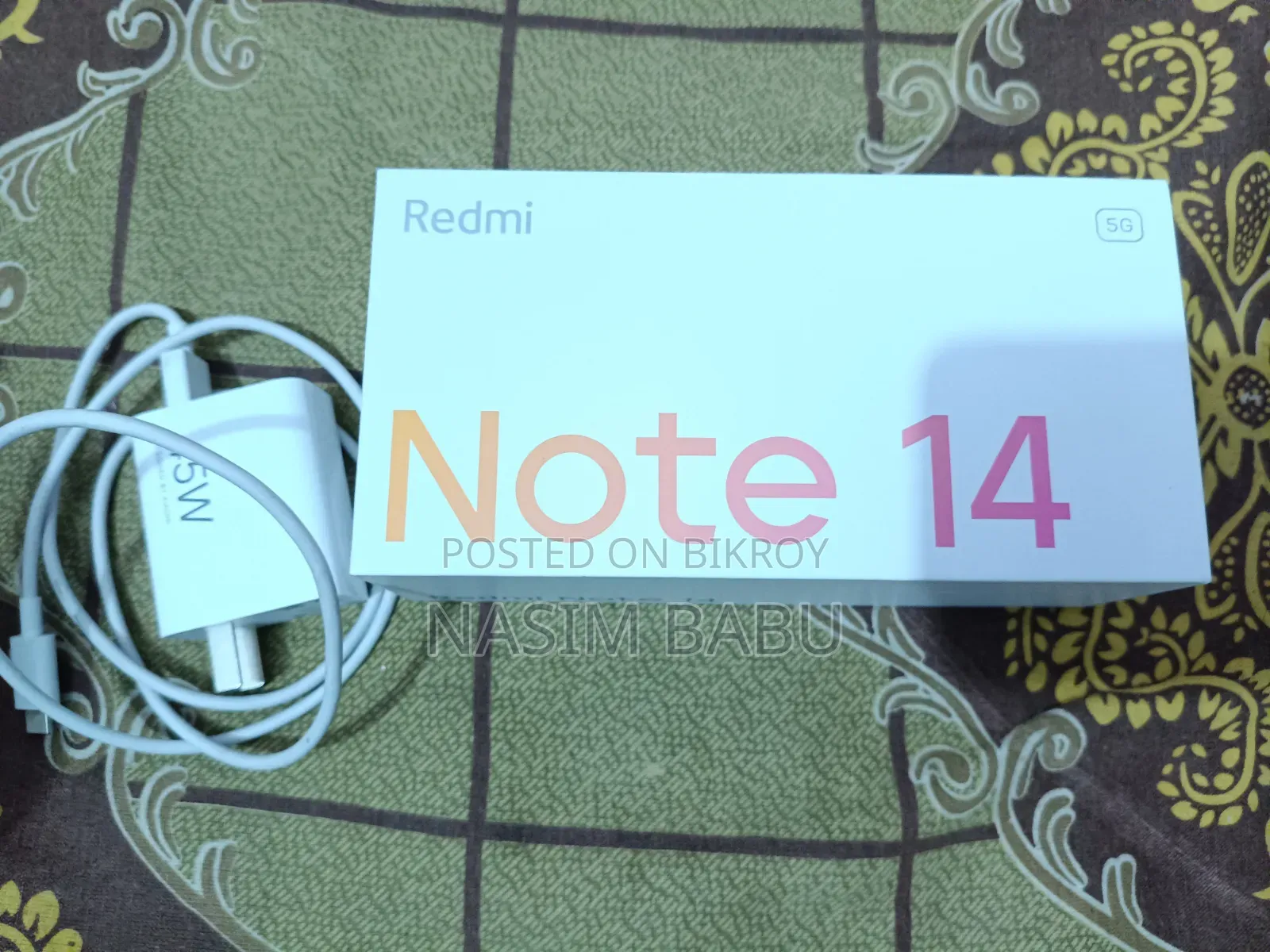 New Xiaomi Redmi Note 14 5G 256 GB Black
