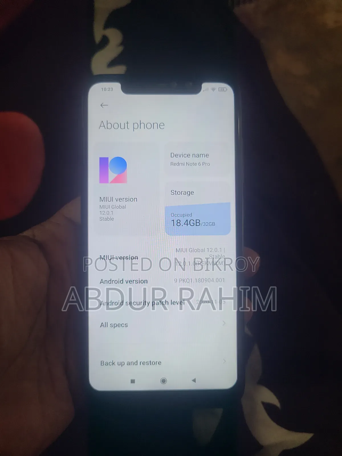 Xiaomi Redmi Note 6 Pro 32 GB Black