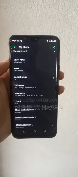 Infinix Hot 10 Lite X657B 32 GB Black