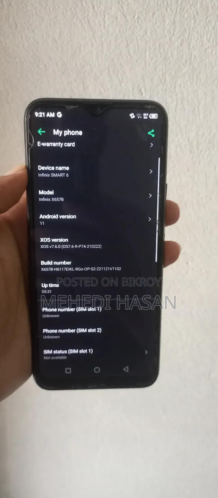 Infinix Hot 10 Lite X657B 32 GB Black