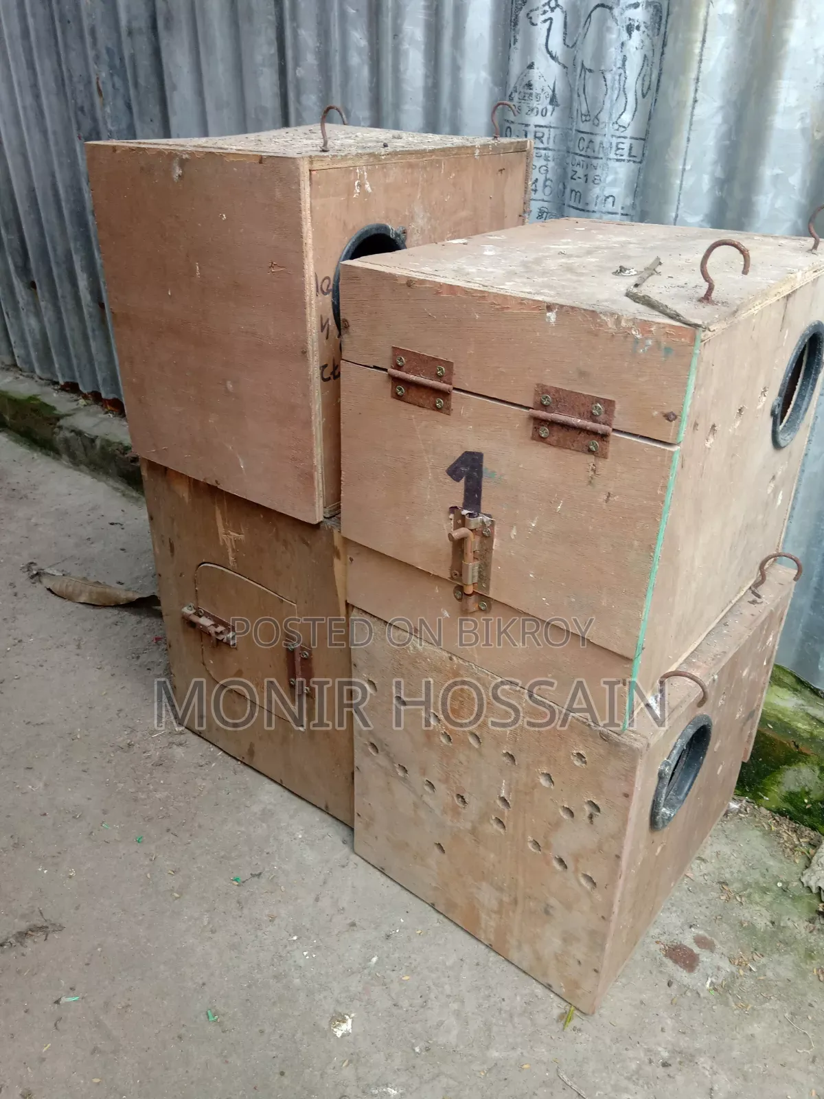 Cockatiel Bird Box (কোকাটেল পাখির কাঠের বাক্স)