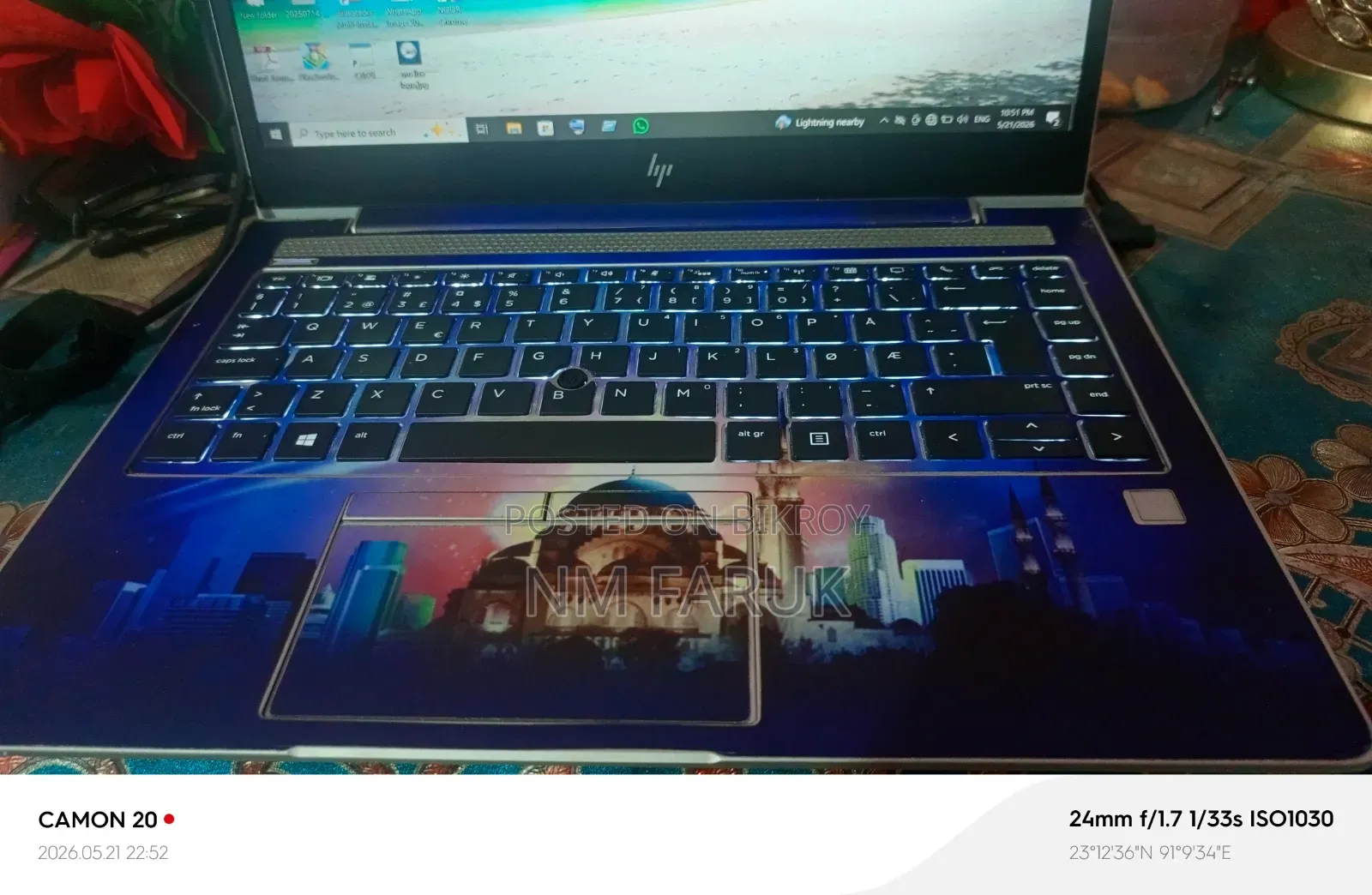 Laptop HP EliteBook 840 G6 8GB Intel Core I5 SSD 256GB