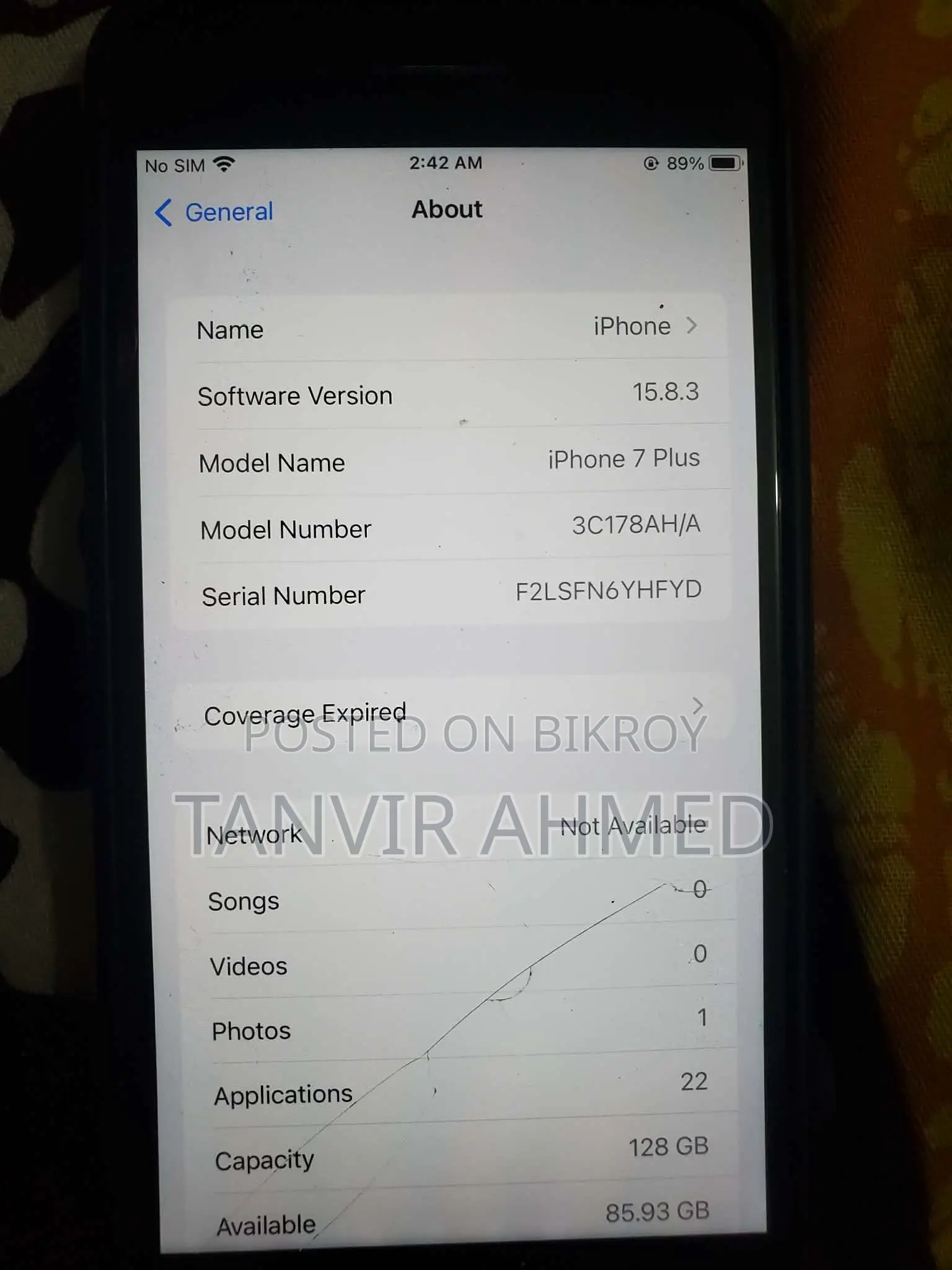 Apple iPhone 7 Plus 128 GB Black
