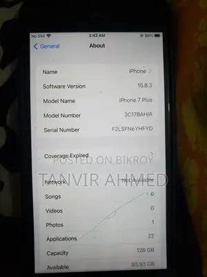 Apple iPhone 7 Plus 128 GB Black