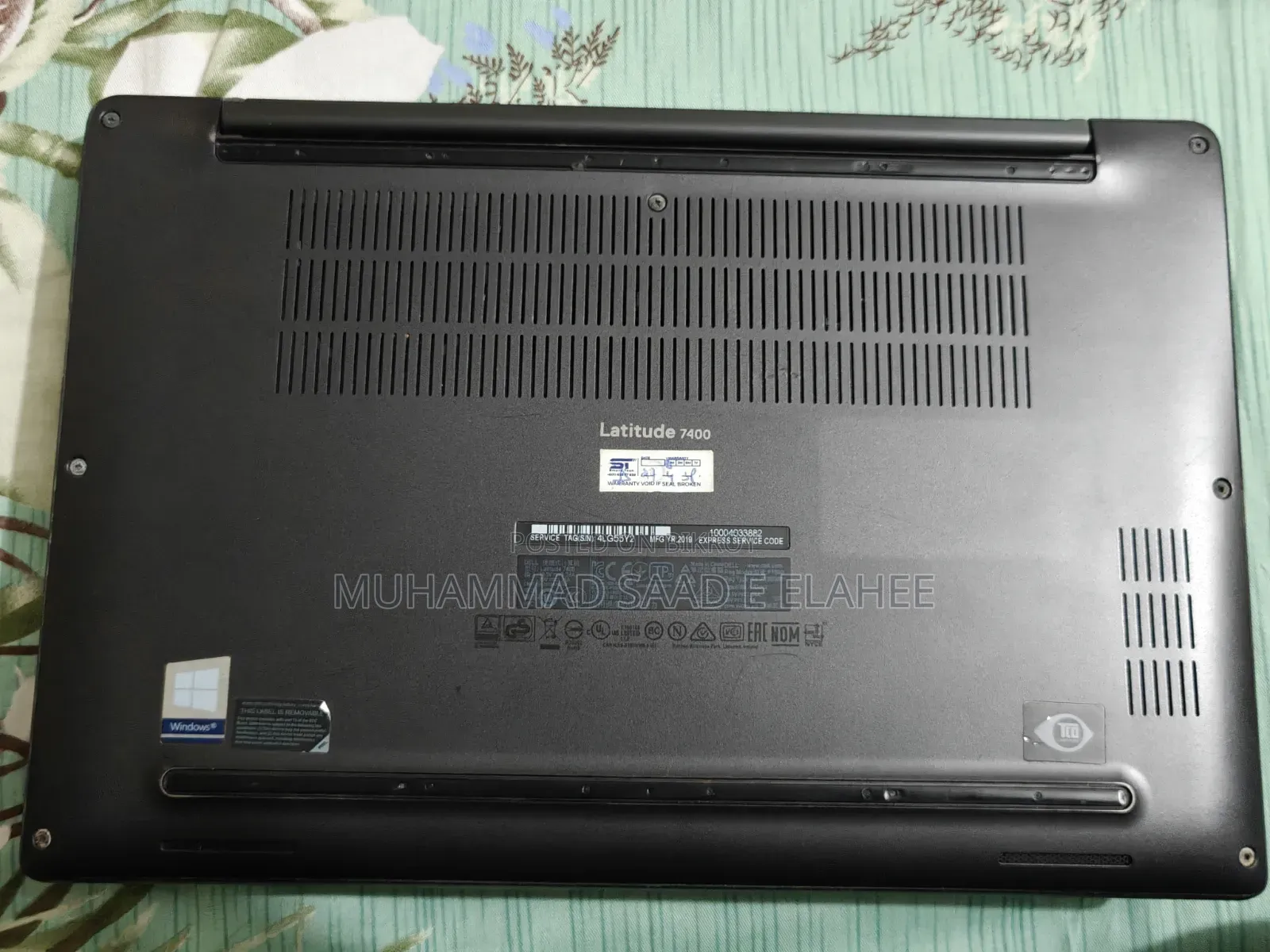 Laptop Dell Latitude 7400 8GB Intel Core I7 SSD 512GB