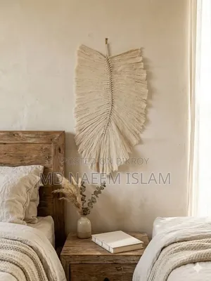 Macrame Feather Wall Hanging
