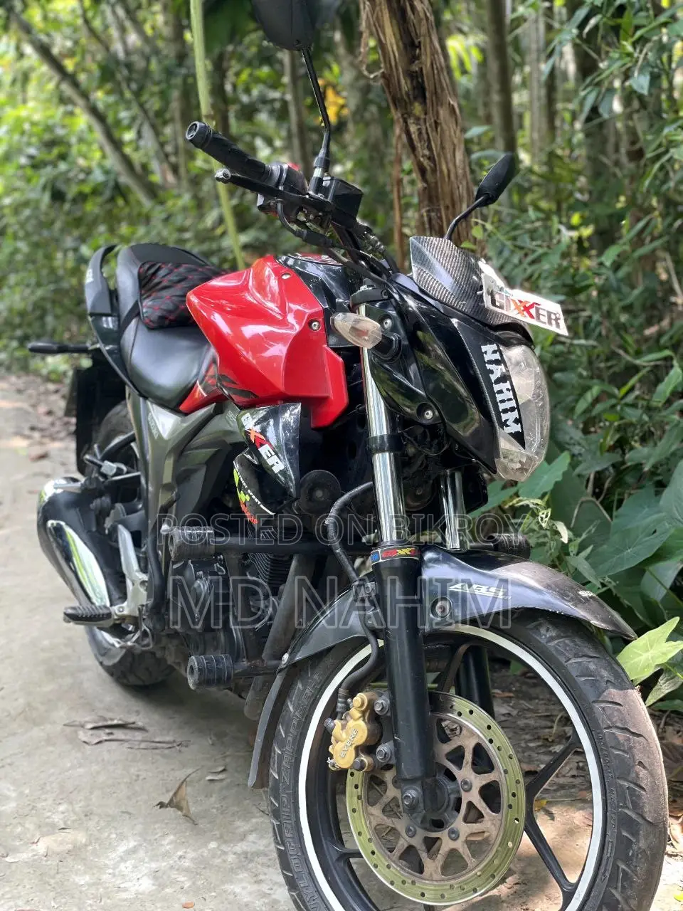 Suzuki Gixxer Monotone 2018 Red