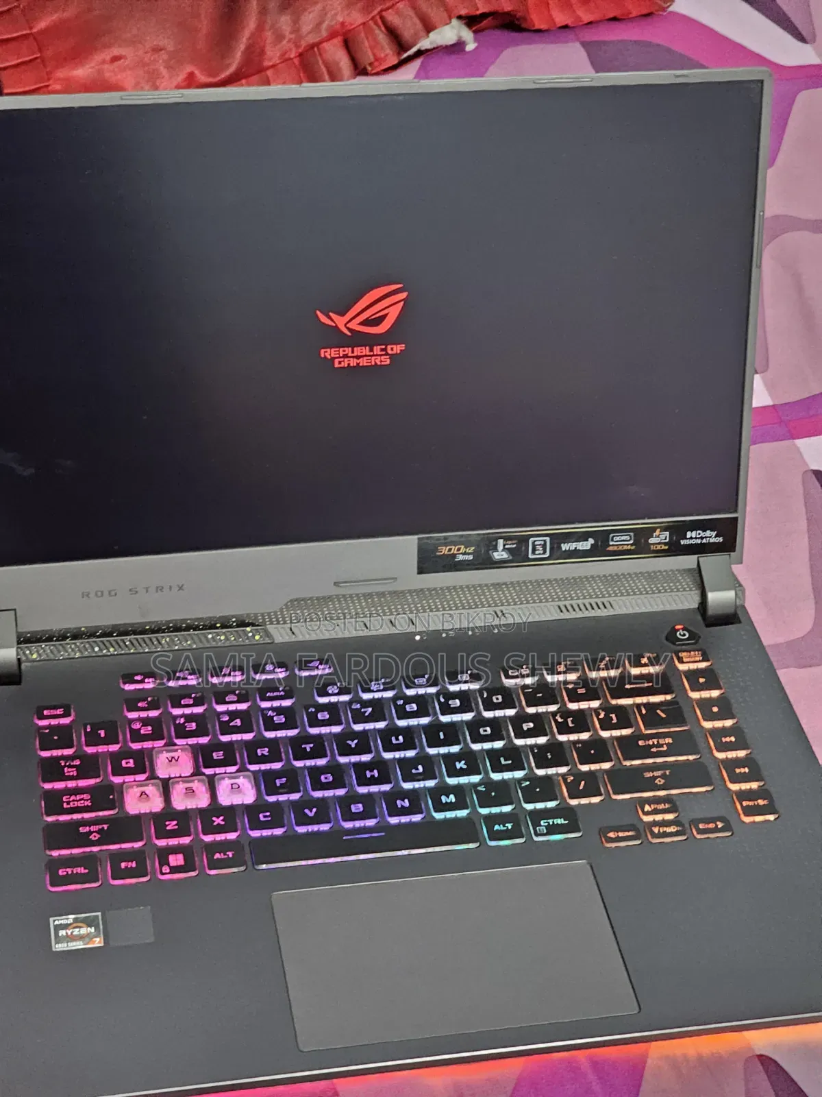 Laptop Asus ROG Strix G15 16GB AMD Ryzen 7 SSD 1T