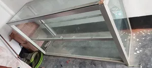 Aluminum/Glass Shop Shelf