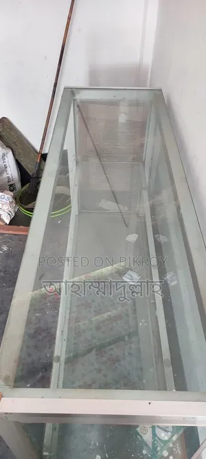 Aluminum/Glass Shop Shelf