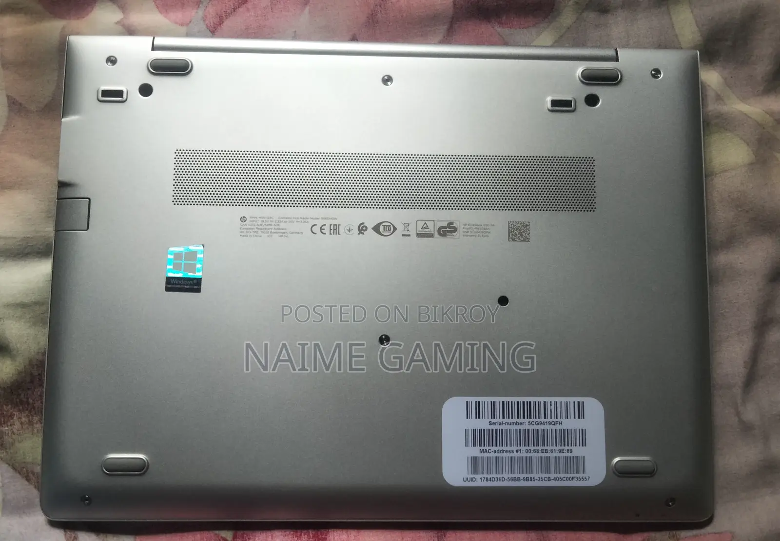 Laptop HP EliteBook 830 G6 8GB Intel Core I5 SSD 256GB