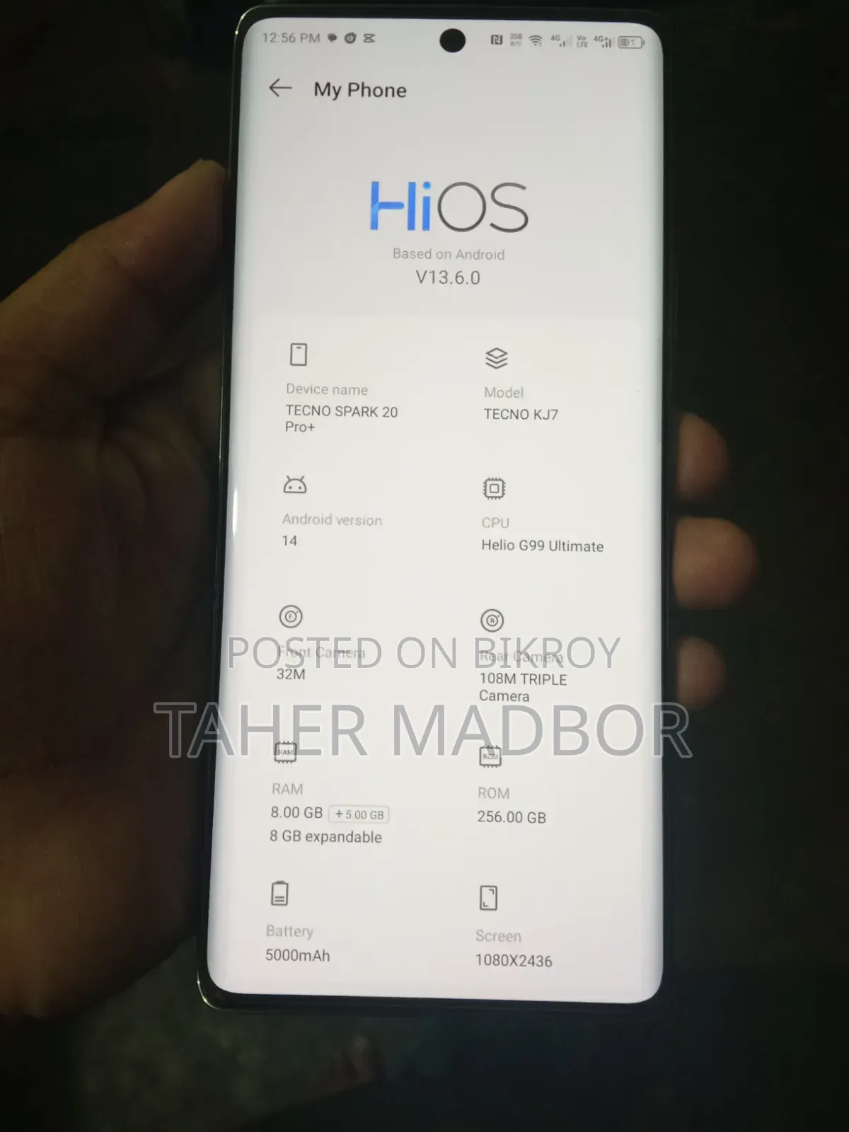 Tecno Spark 20 Pro Plus 256 GB White