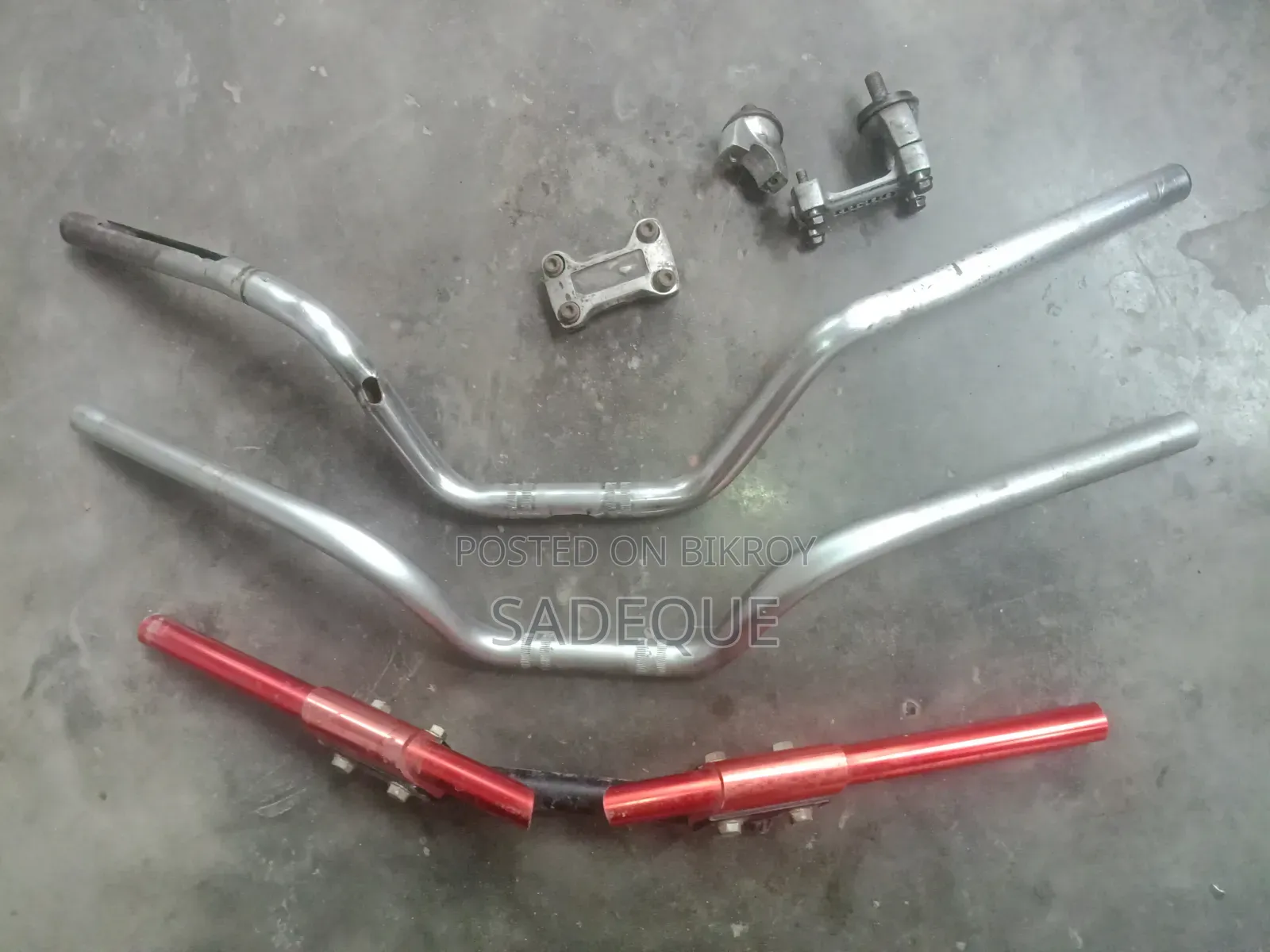 Three Motorcycle Handlebars for Sale