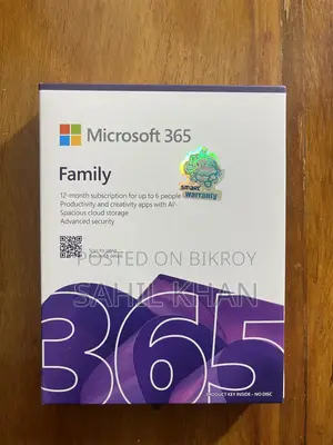 Microsoft 365 Family (1 Year Subscription/ Up to 6 People)