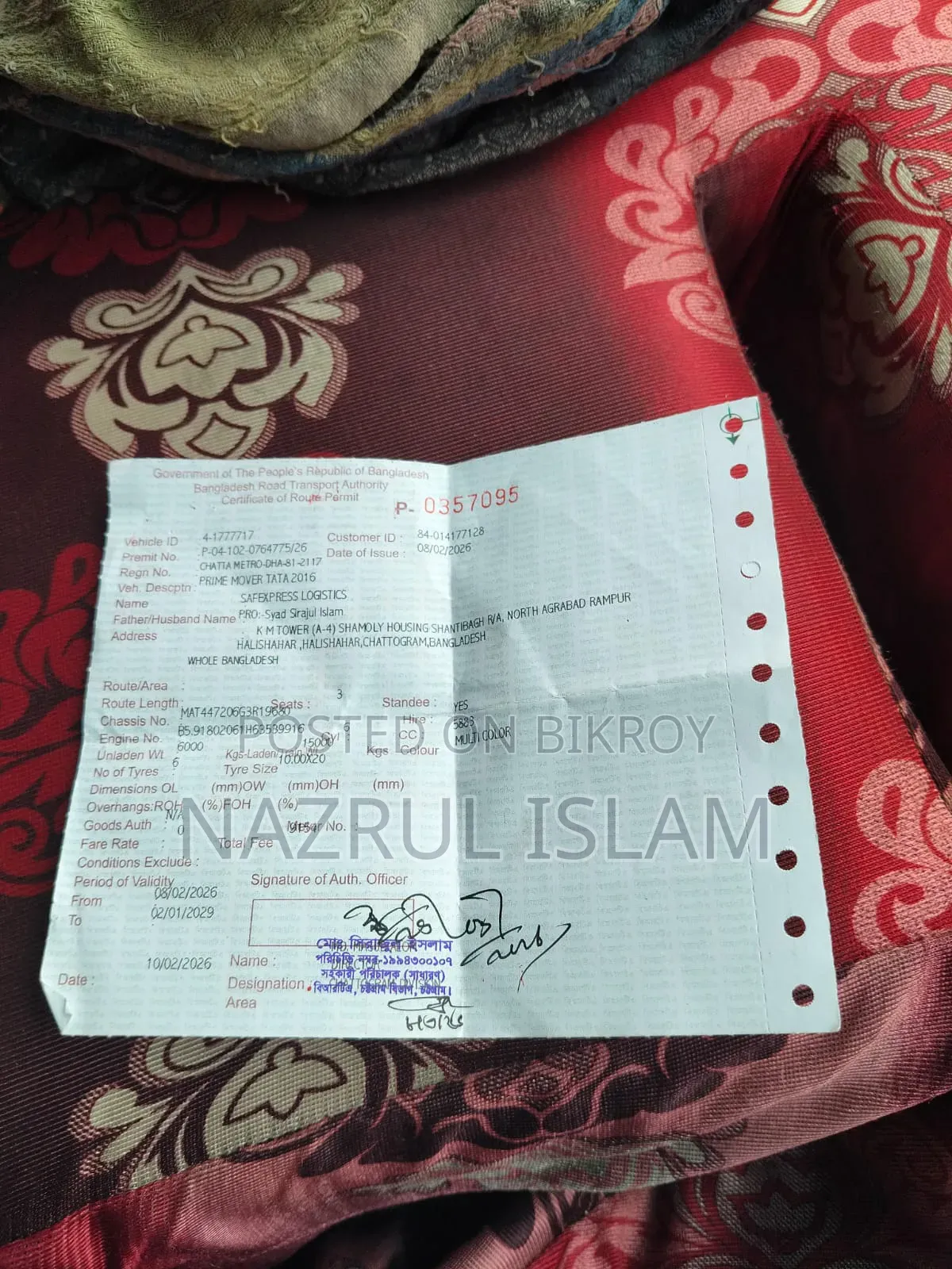 Tata Bs2 2016 Model