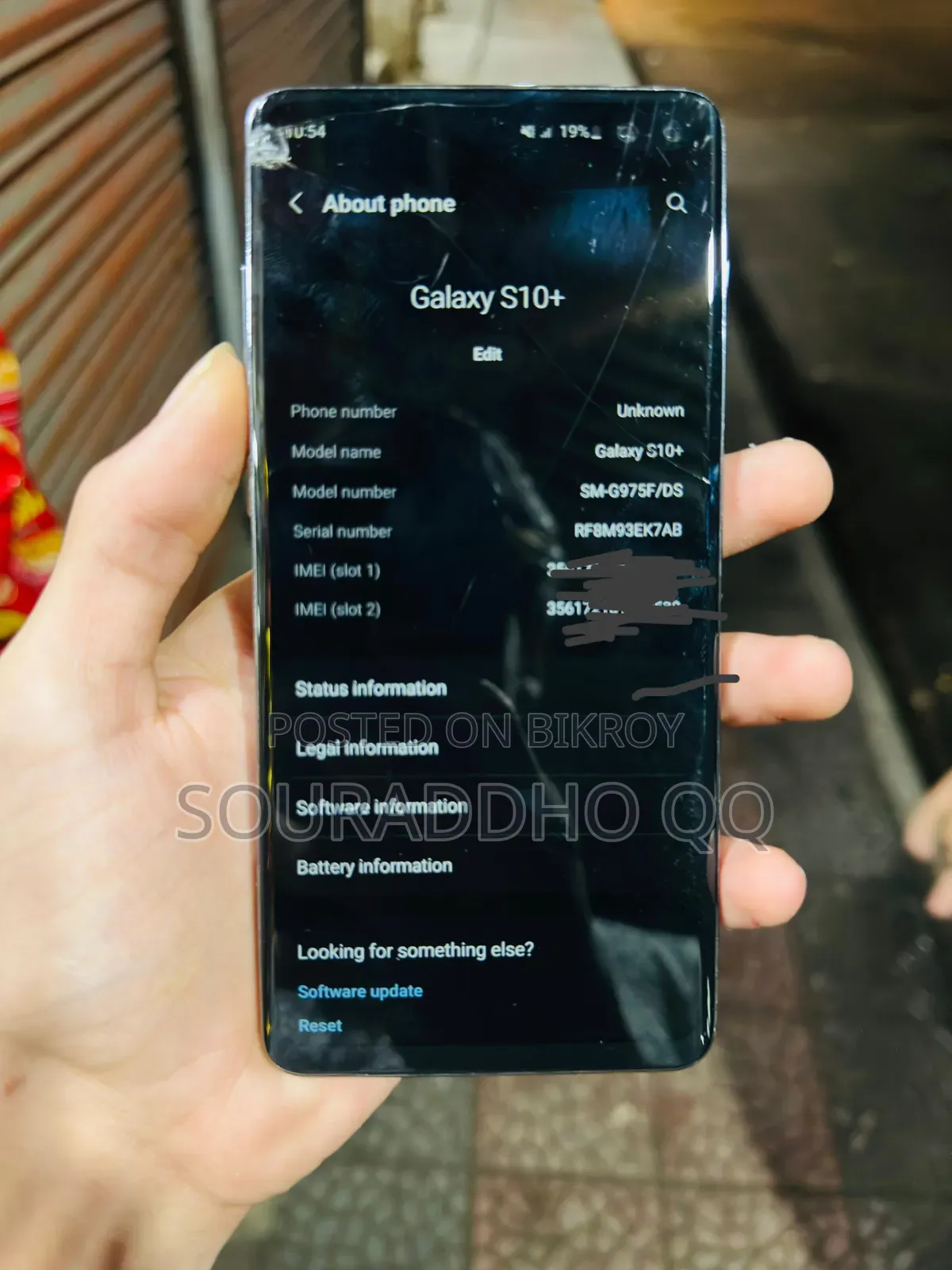 Samsung Galaxy S10 Plus 128 GB Blue