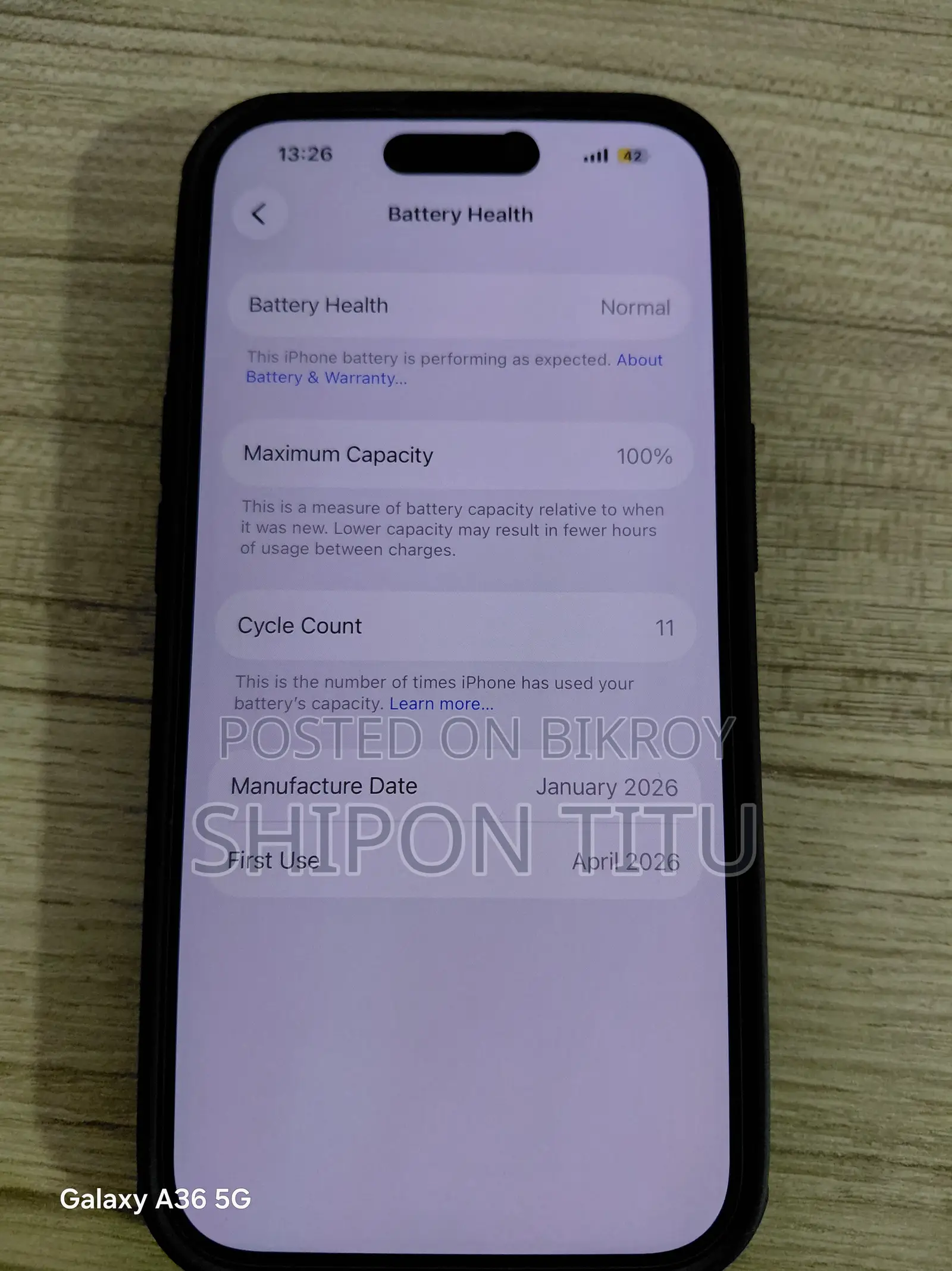 Apple iPhone 15 128 GB Black