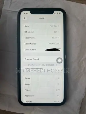 Apple iPhone 11 64 GB Black