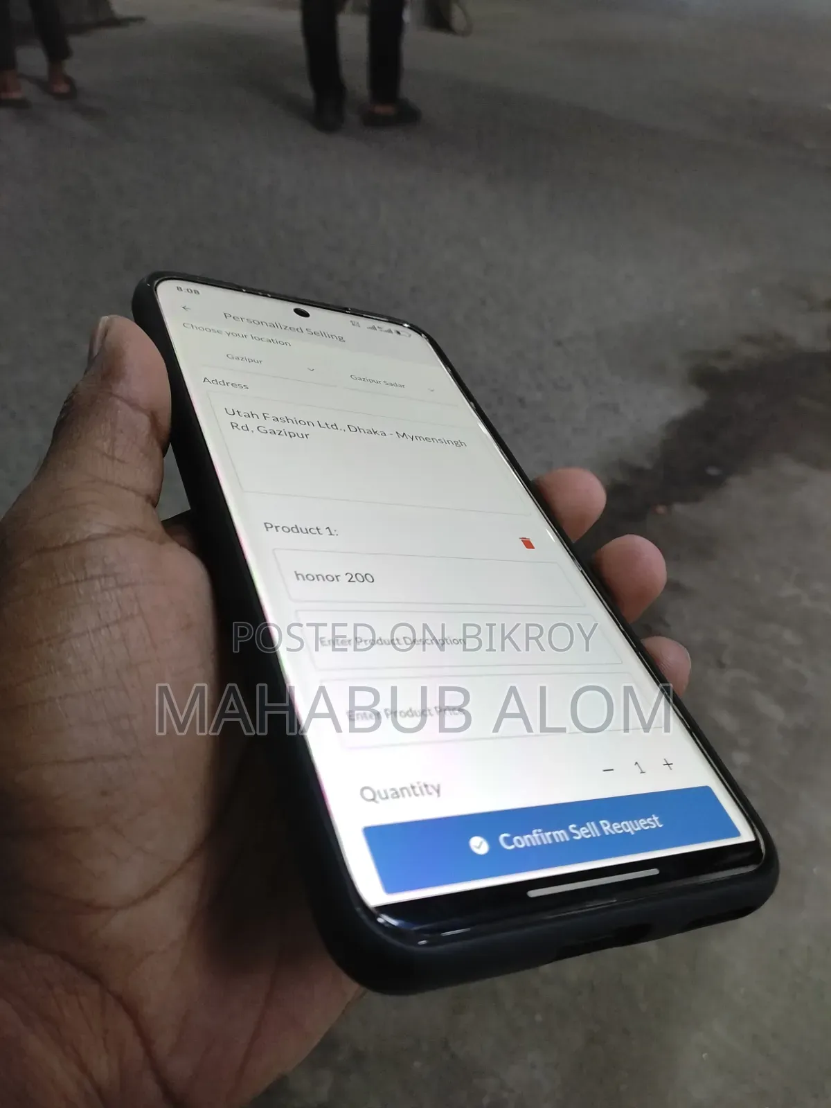 Honor 200 256 GB Black