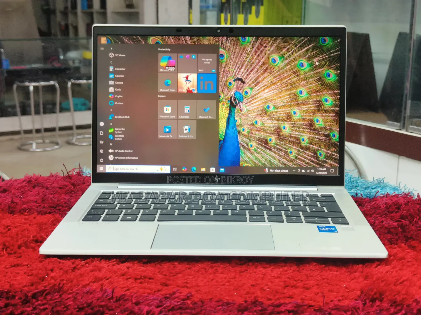 Laptop HP EliteBook 830 G8 8GB Intel Core I5 SSD 256GB