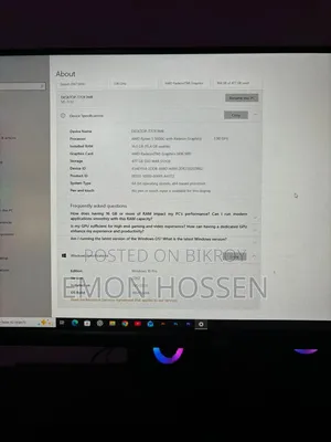 Desktop Computer 16GB AMD Ryzen 5 SSD 512GB