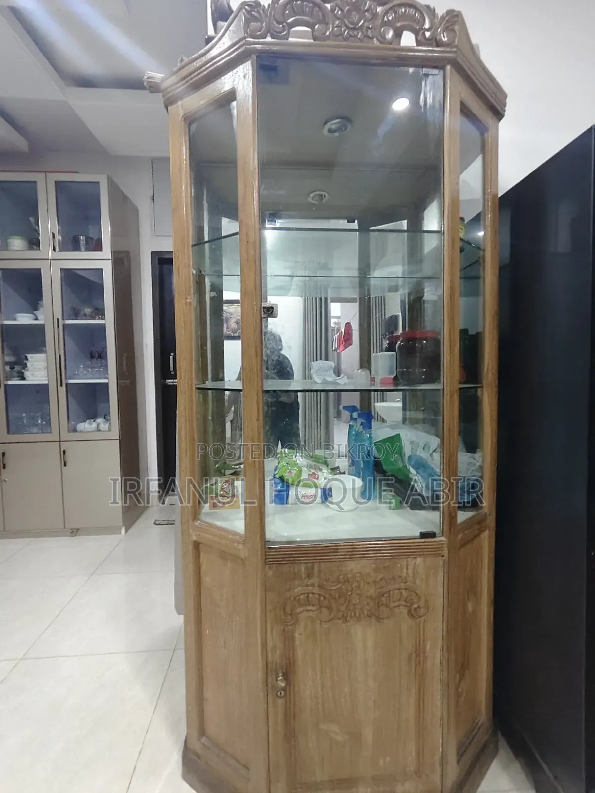 Teak Wood Showcase