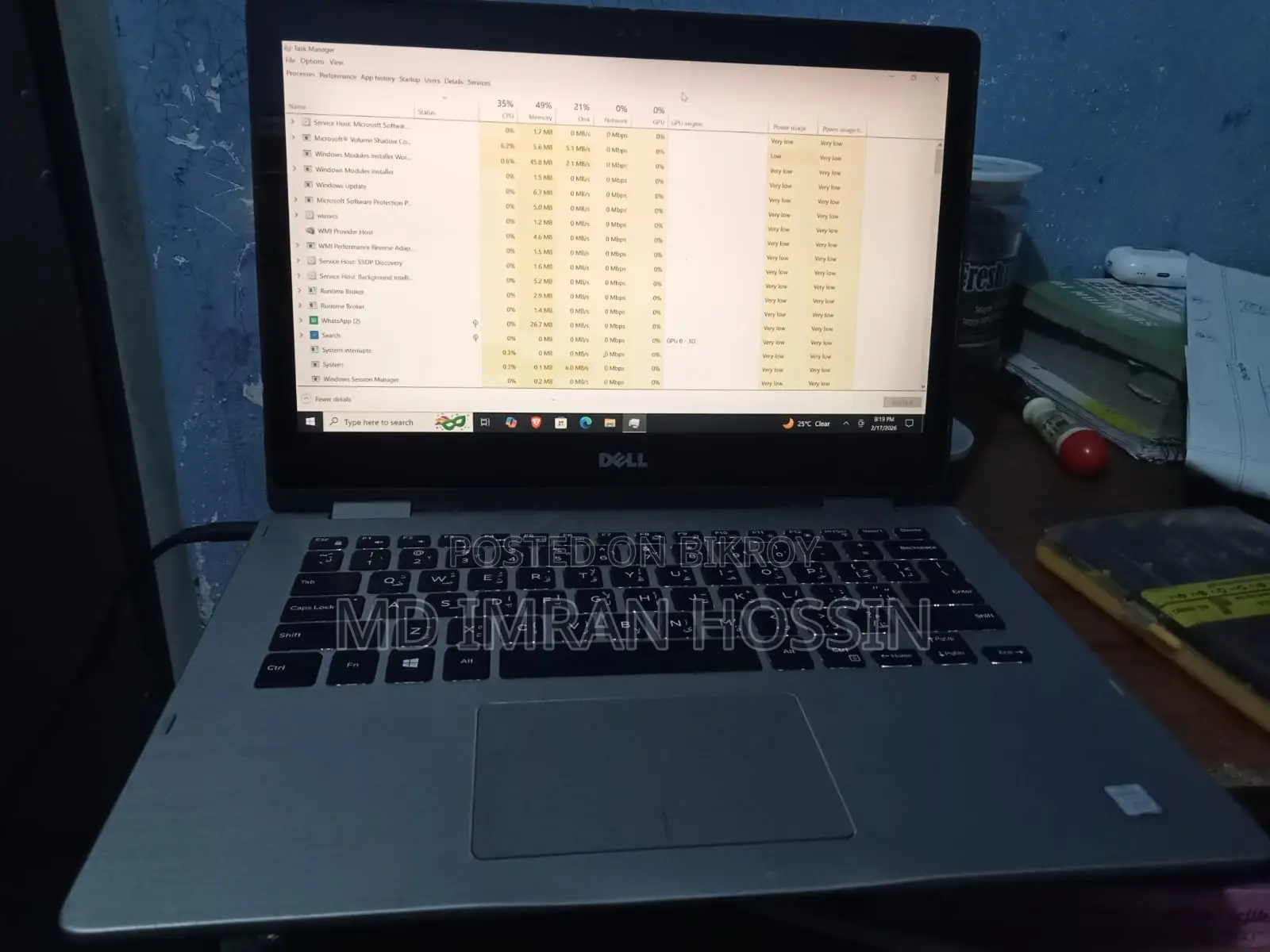 Laptop Dell Inspiron 14 8GB Intel Core I5 SSD 256GB