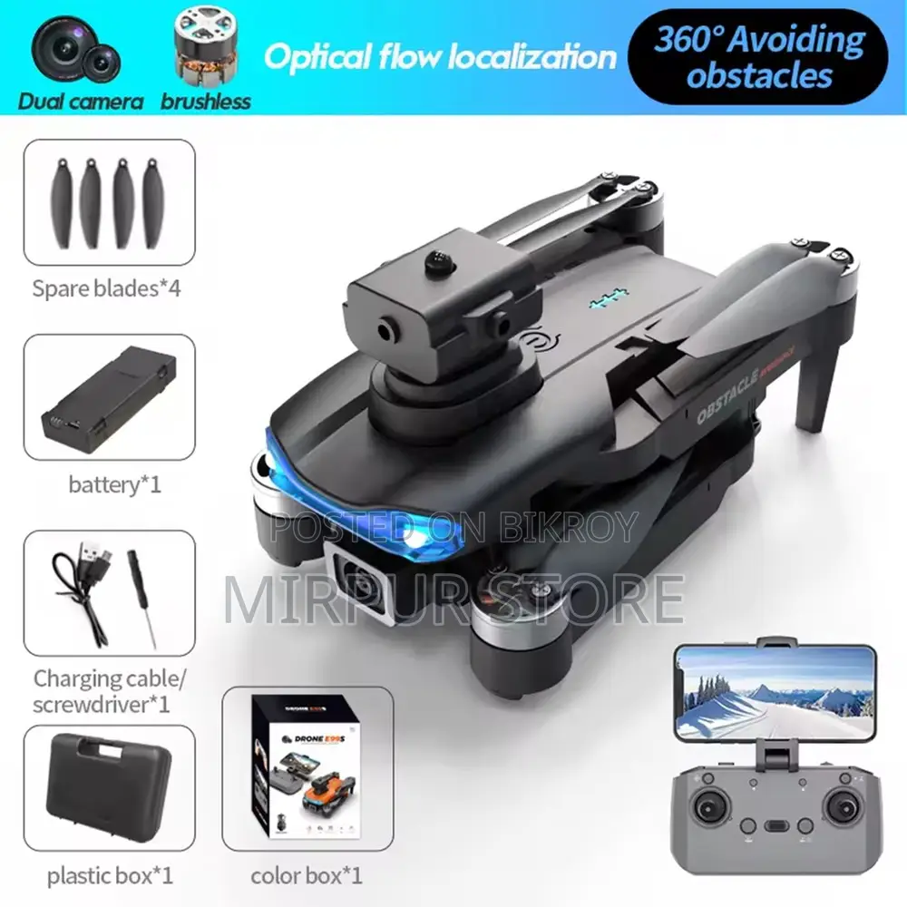 Brushless Motor Drone Camera E99s
