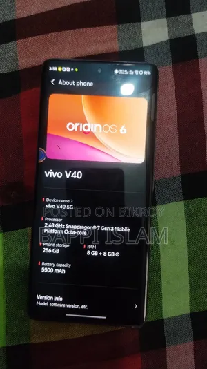 Vivo V40 5G 256 GB Purple