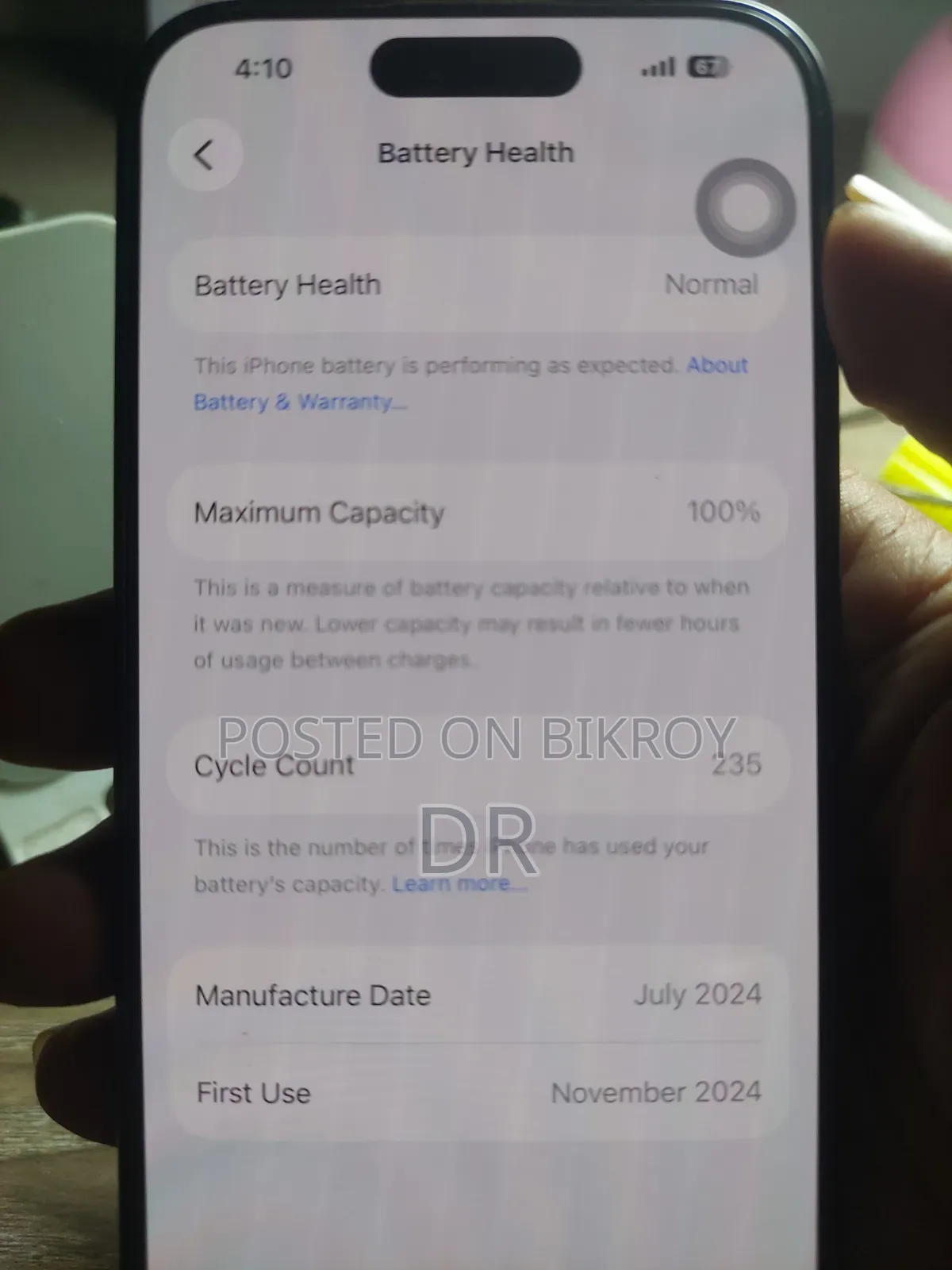 Apple iPhone 15 Pro 128 GB Blue