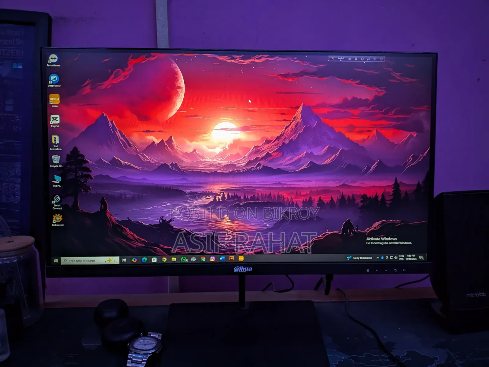 Desktop Computer 12GB AMD Ryzen 3 SSD 256GB