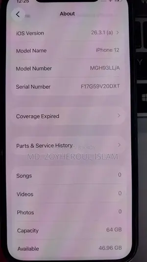 Apple iPhone 12 64 GB Blue
