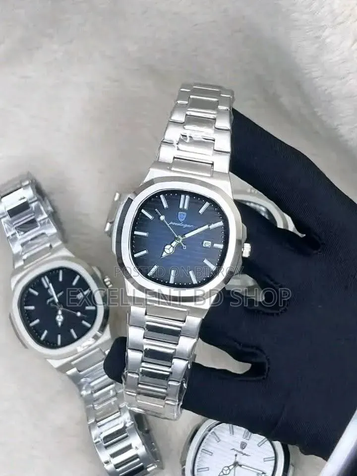Poedagar 613 Luxury Stainless Steel Strap Watch