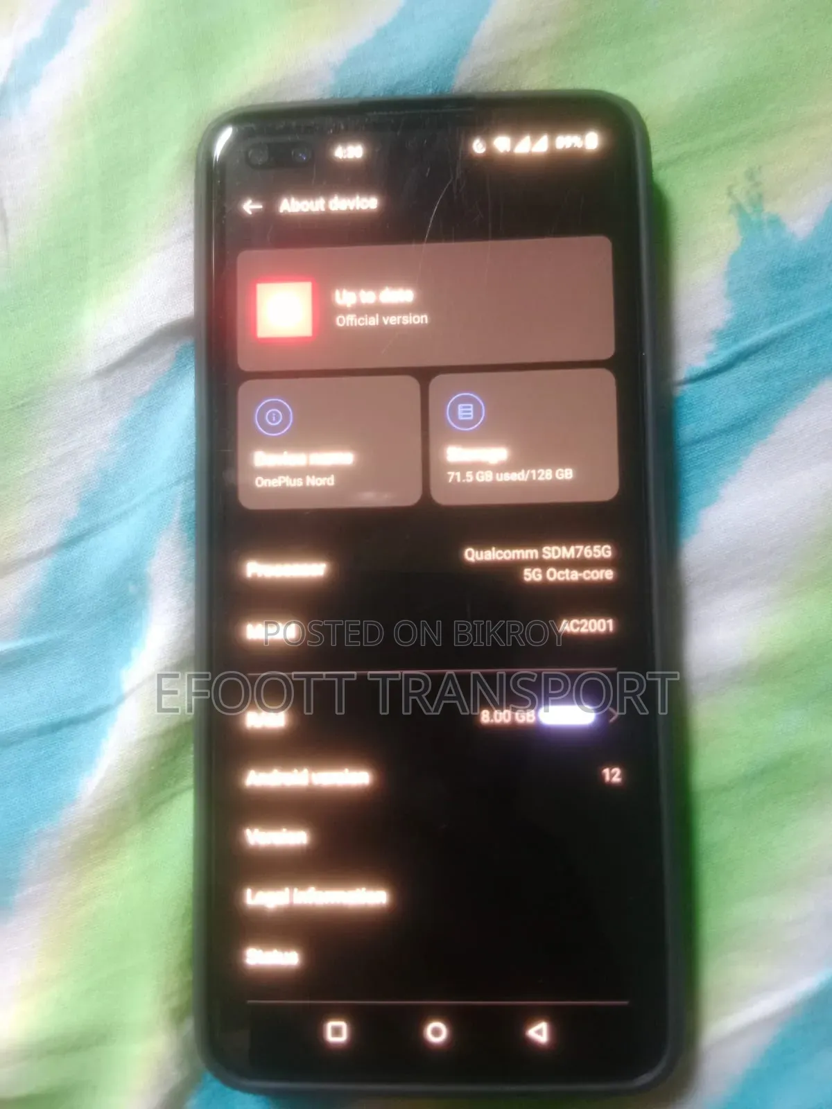 OnePlus Nord 128 GB Gray