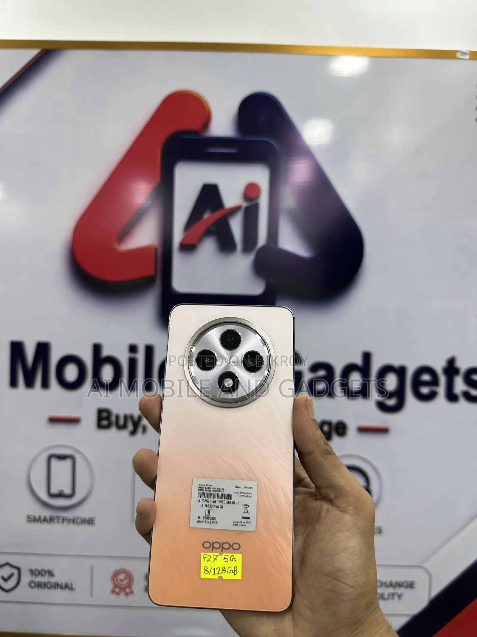Oppo F27 128 GB Orange